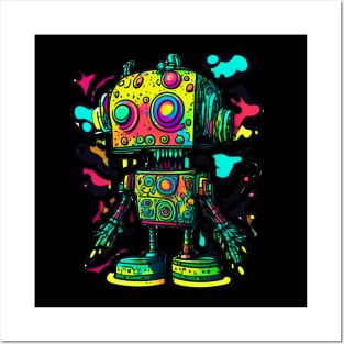 PSYCHEDELIC ACID ROBOT #2 Posters and Art